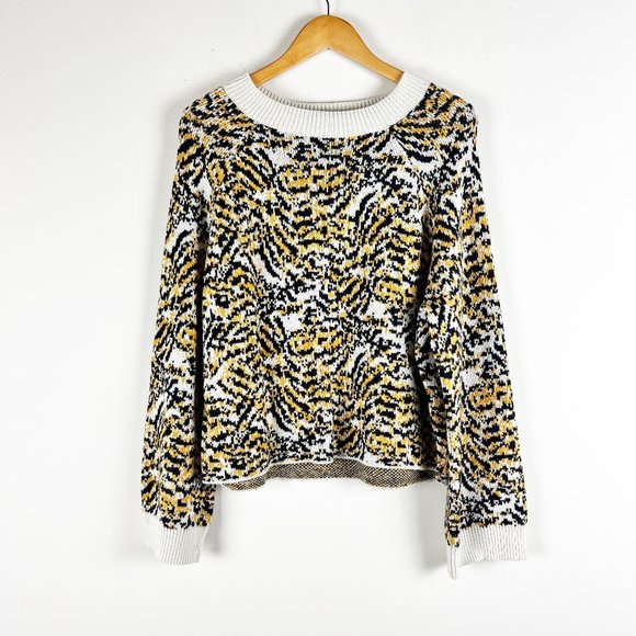 2/$20 Rachel Comey Animal Print Sweater L - Picture 3 of 7